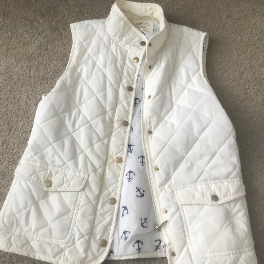 White Nautical Vest